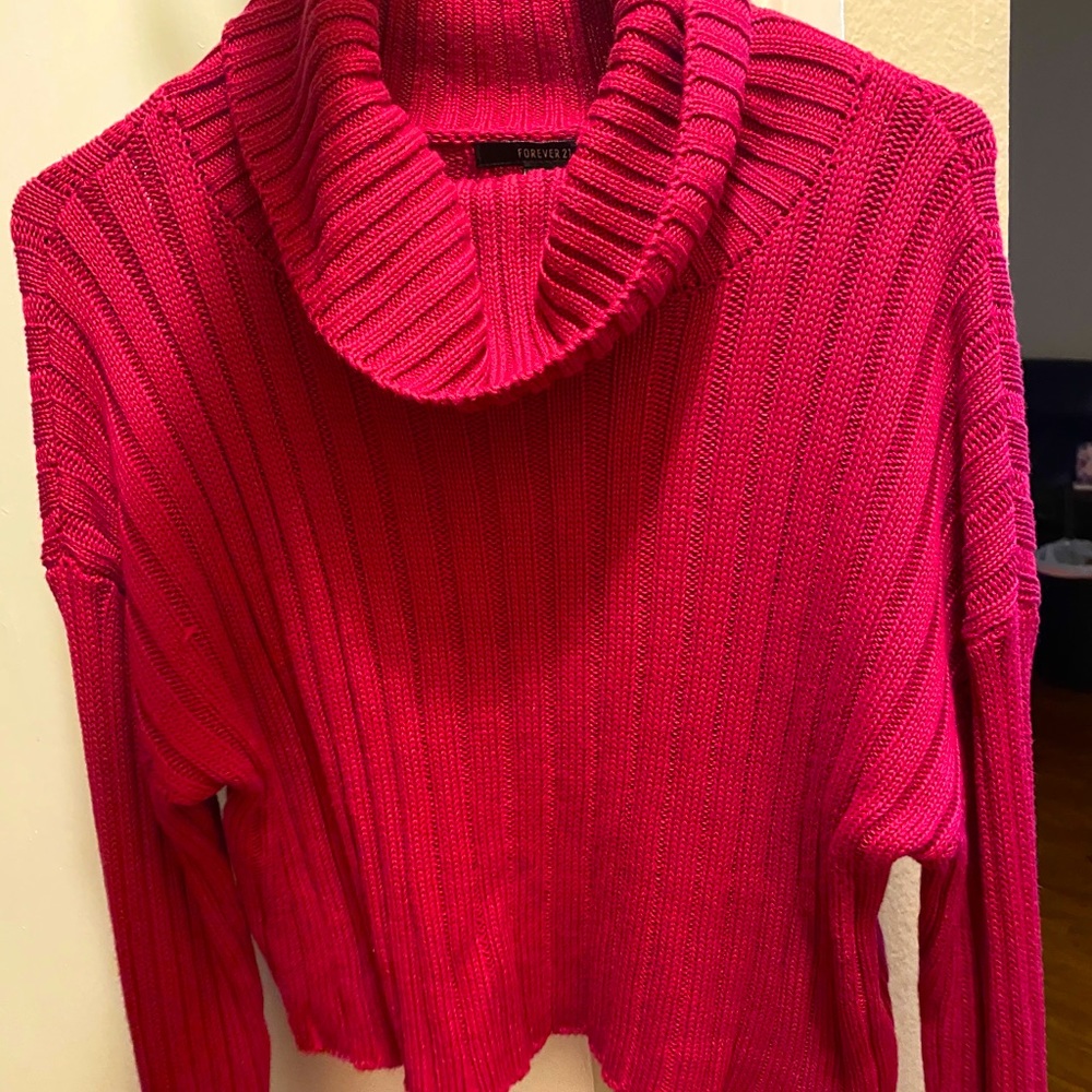 BURGUNDY BERRY TURTLENECK